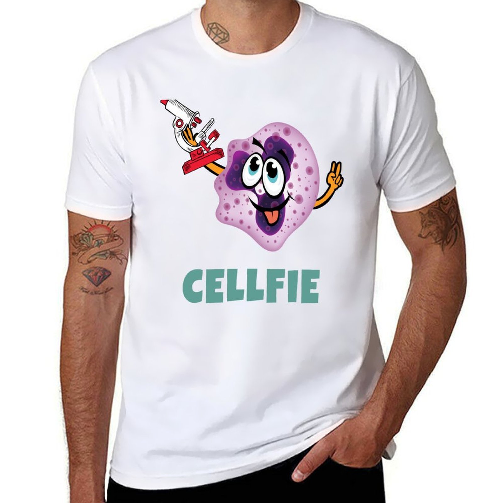 Medical Lab Tech - LABORATORIO MEDICO SCIENTIST TECH CELLFIE T-shirt