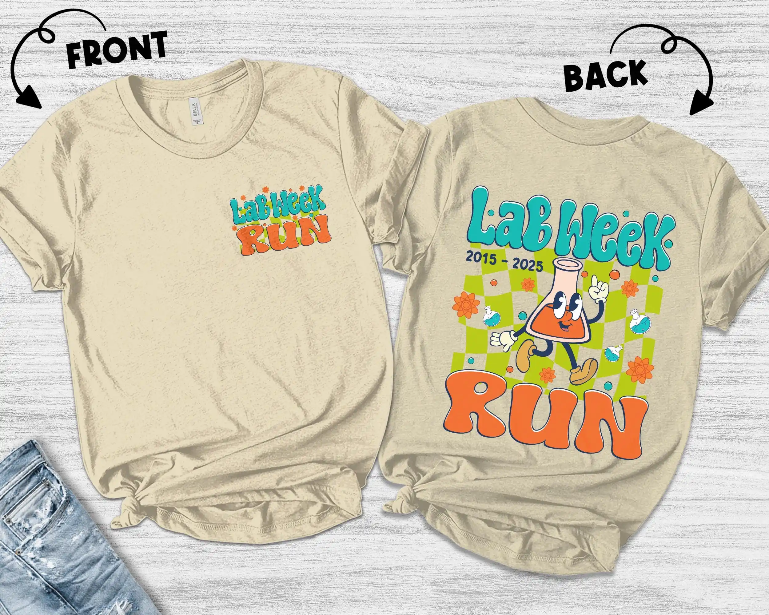 Medical Lab Assistant - Maglietta Retro Lab Week 2025 Run