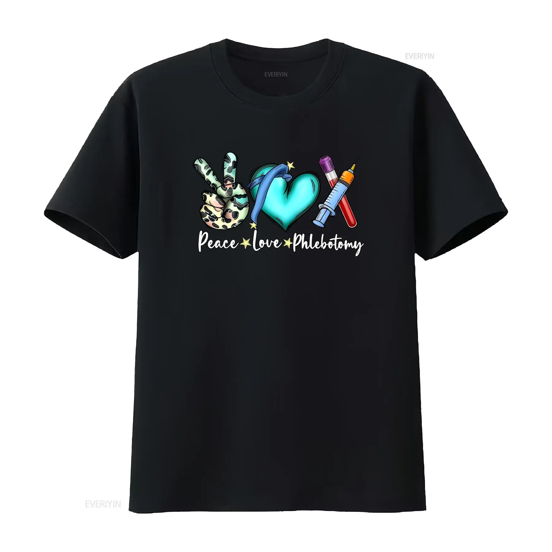 Medical Laboratory Technologist - Maglietta Peace Love Phlebotomy per Tecnico