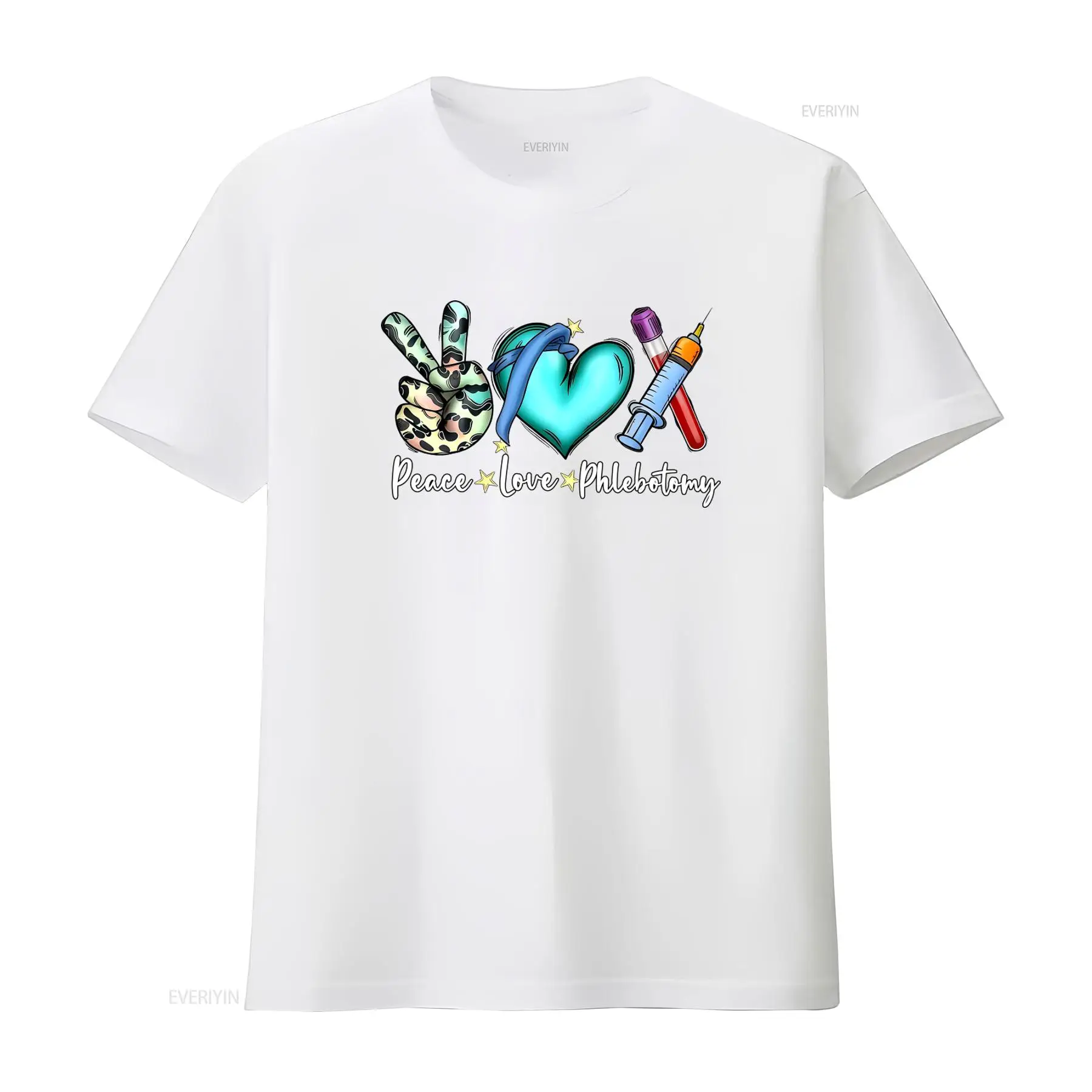 Maglietta Peace Love Phlebotom - Medical Laboratory Technologist recensione e prezzo